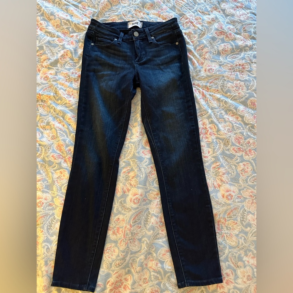 PAIGE Blue Skinny Jeans Classic Style